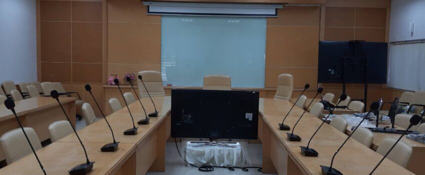 งานปรับปรุงระบบเครื่องเสียงห้องประชุม
